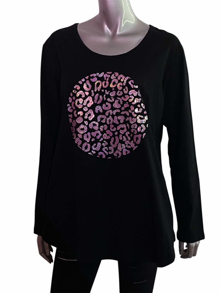 LATCH Pressed - Snake Skin Cheetah on Chloe Zip Top - XLarge