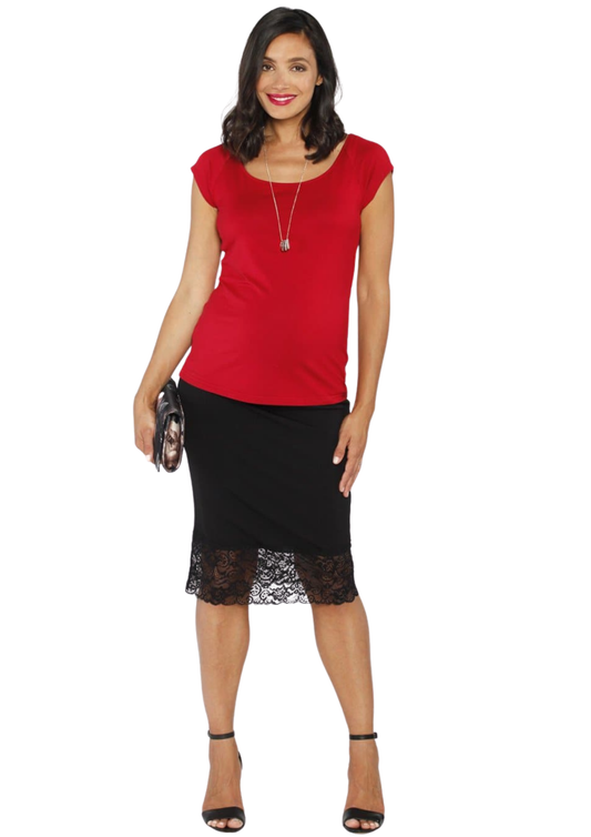 Dress Lace Detail Maternity Skirt