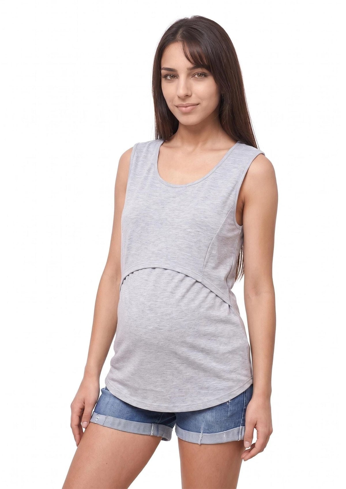 Ivy Lift Singlet - Grey - Latchwear