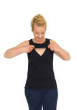 Ava Basic Singlet - Black