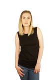 Ava Basic Singlet - Black