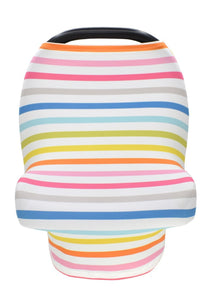 Multi Purpose Cover - Rainbow Thin Stripes