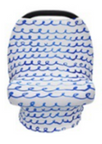 Multi Purpose Cover - Blue Squiggles & Stripes