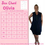 Olivia Zip Curved Hem Dress