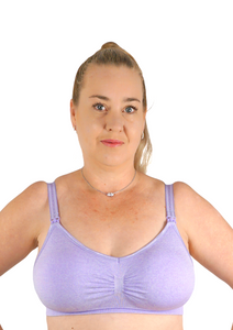 Soft Nursing Bra - Purple