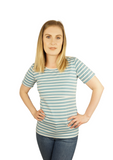 Zara - Aqua Stripe