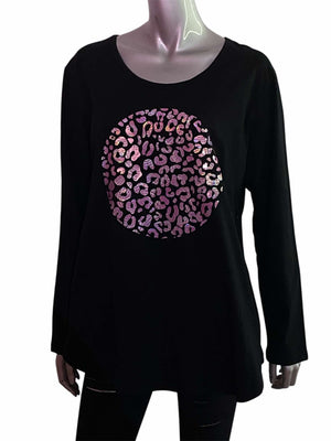 LATCH Pressed - Snake Skin Cheetah on Chloe Zip Top - XLarge
