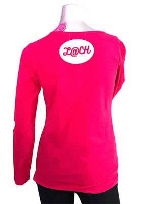 LATCH Pressed - LATCH logo on back Ella pink - SMALL