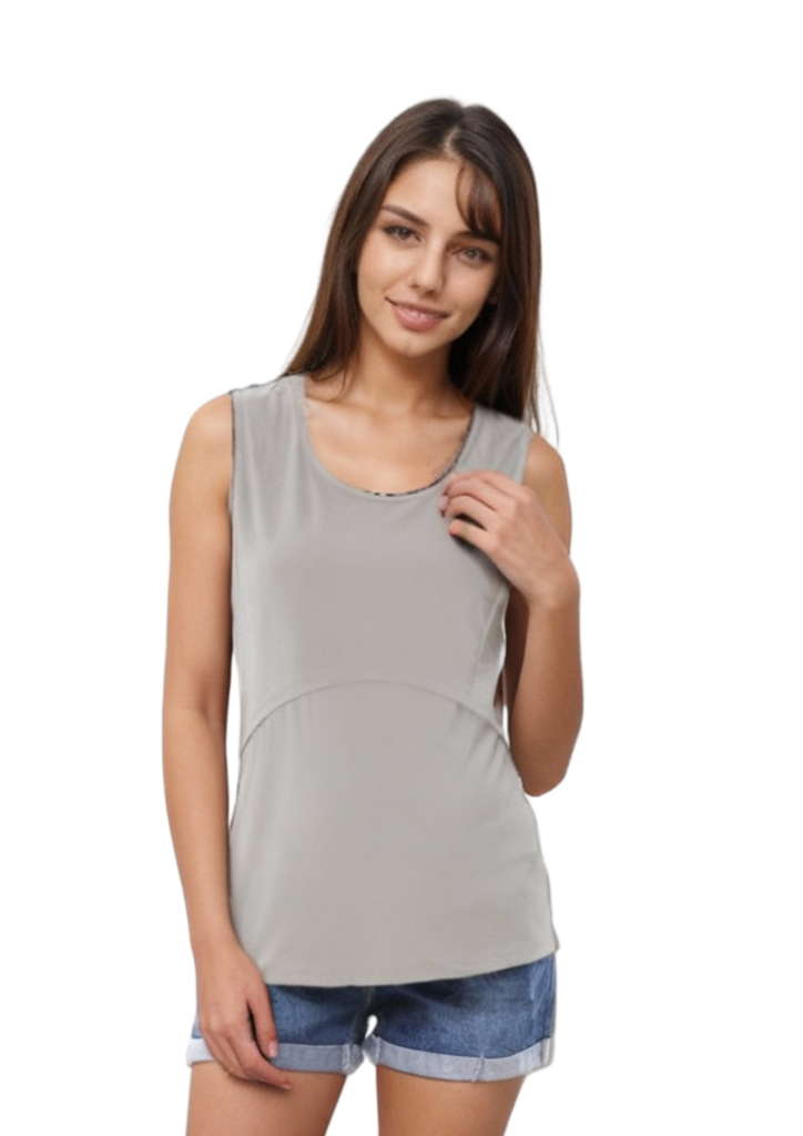 Ivy Lift Singlet - Grey