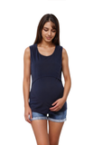 Ivy Lift Singlet - Navy