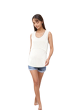 Ivy Lift Singlet - White