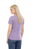 Luna - Horizontal Zip Tee - Lavender