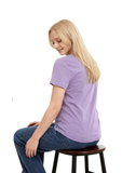 Luna - Horizontal Zip Tee - Lavender