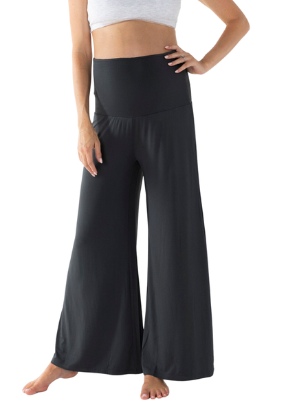 Wide Leg Bamboo Maternity Pants