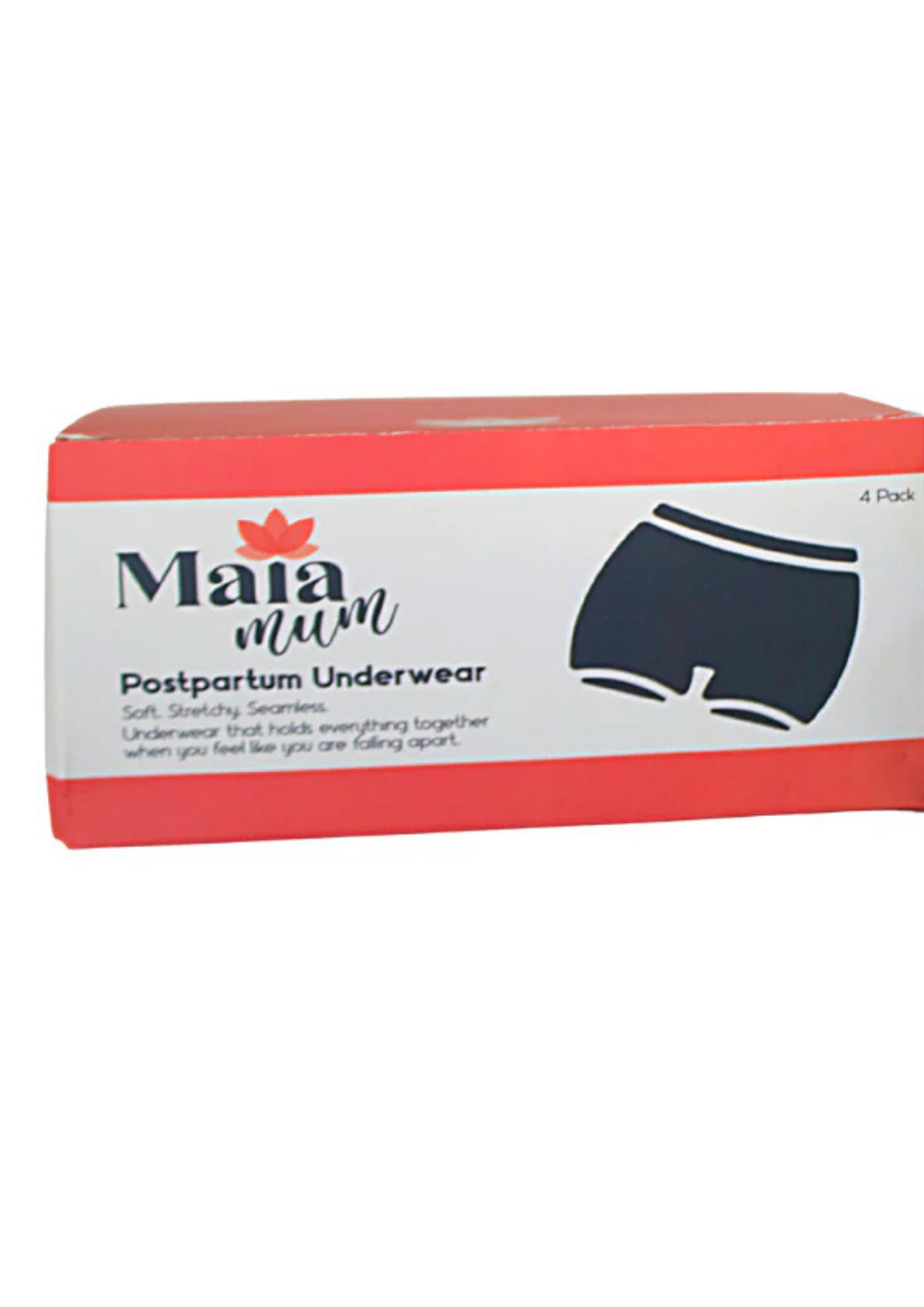 Maia Mum - Washable Short Term Use Postpartum Underwear - 4 pack