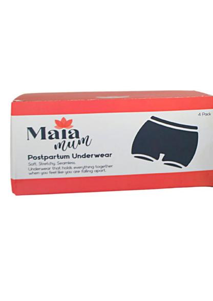 Maia Mum - Washable Short Term Use Postpartum Underwear - 4 pack