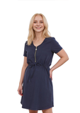 Tess Summer Dress - Navy