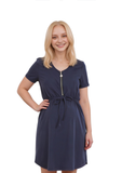 Tess Summer Dress - Navy