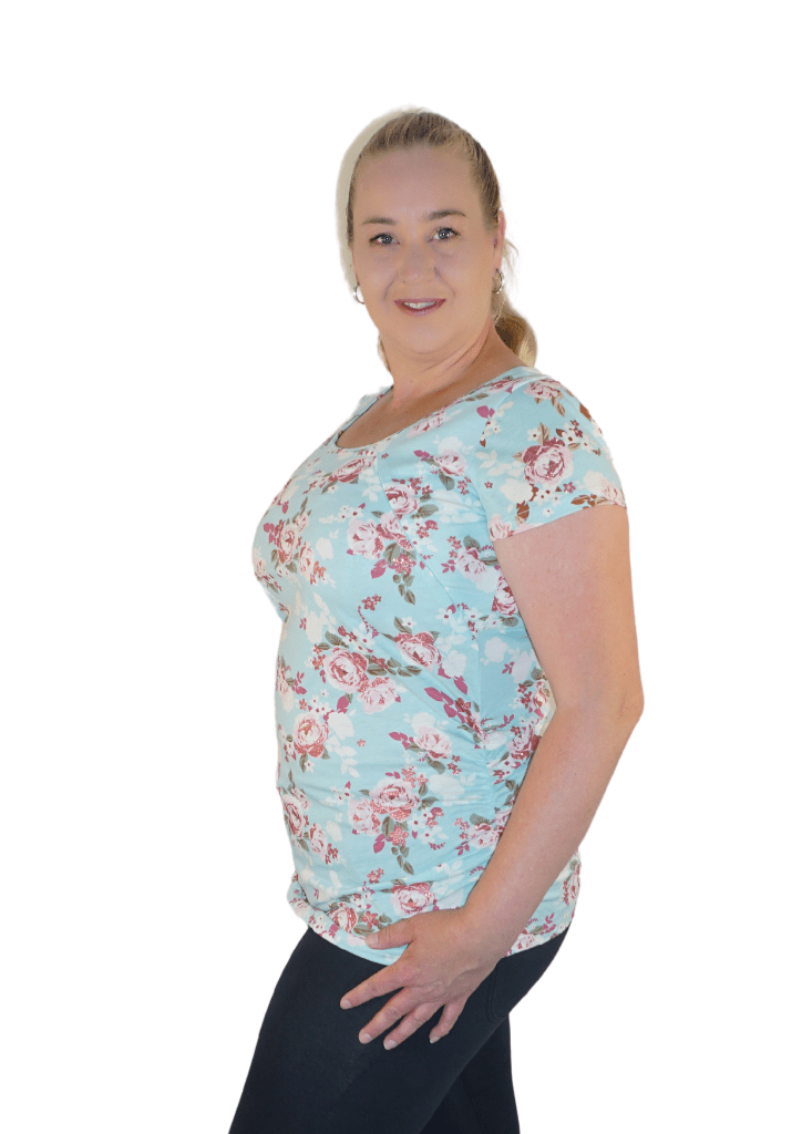 Annie - Floral Tee - Mint Floral - Latchwear