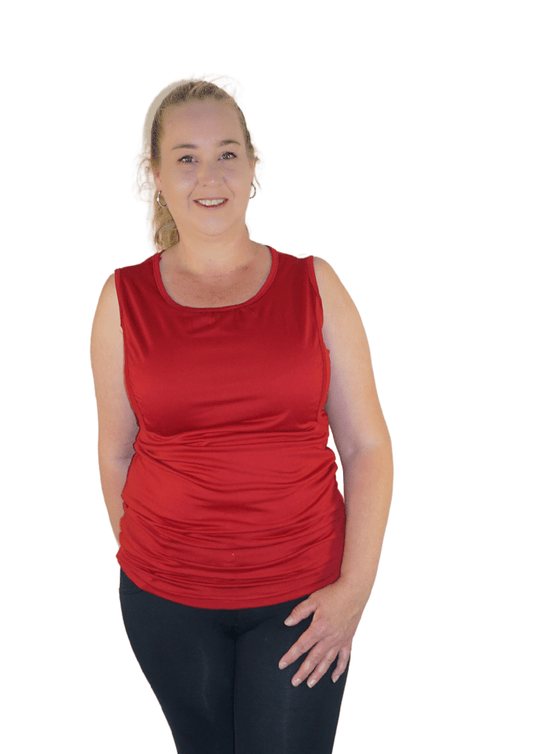 Harper - Long Tank - Wine - Latchwear