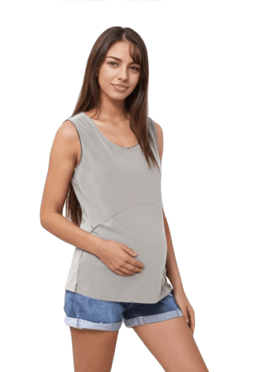 Ivy Lift Singlet - Grey - Latchwear