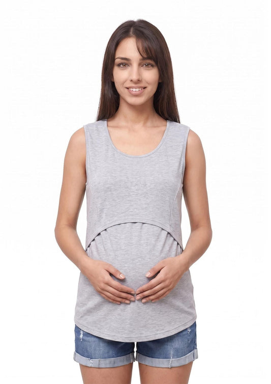Ivy Lift Singlet - Grey - Latchwear