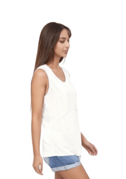 Ivy Lift Singlet - White - Latchwear