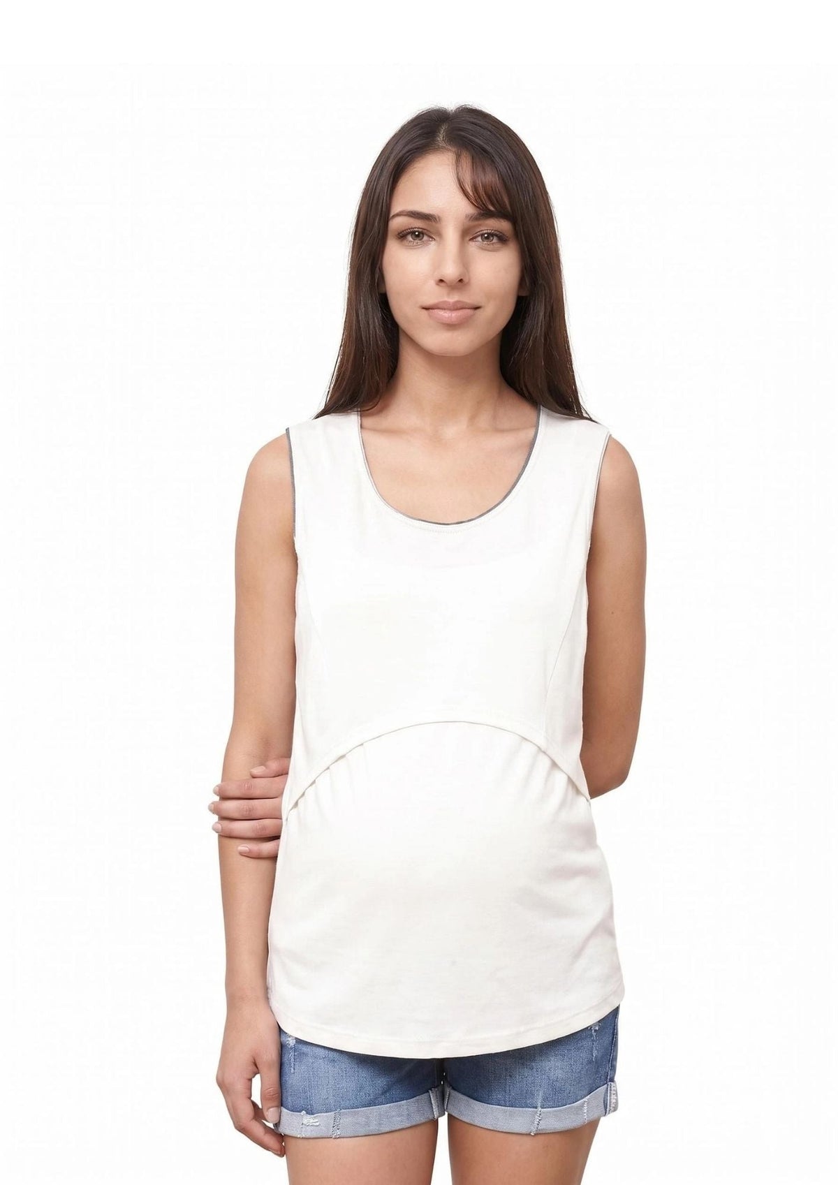 Ivy Lift Singlet - White - Latchwear