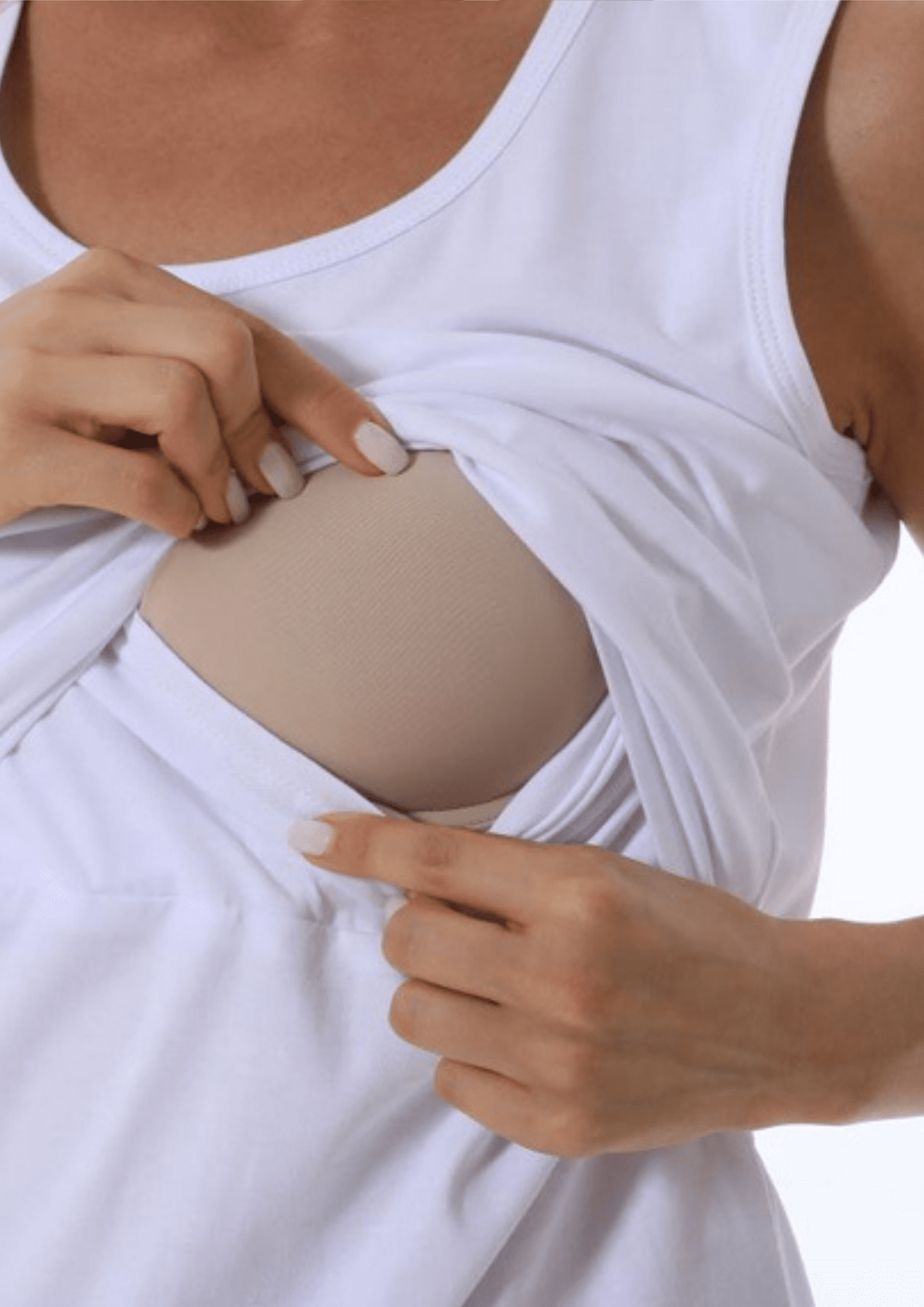 Ivy Lift Singlet - White - Latchwear