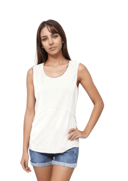 Ivy Lift Singlet - White - Latchwear