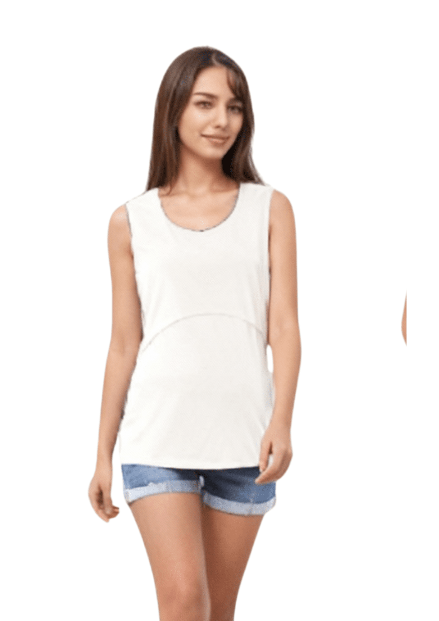 Ivy Lift Singlet - White - Latchwear