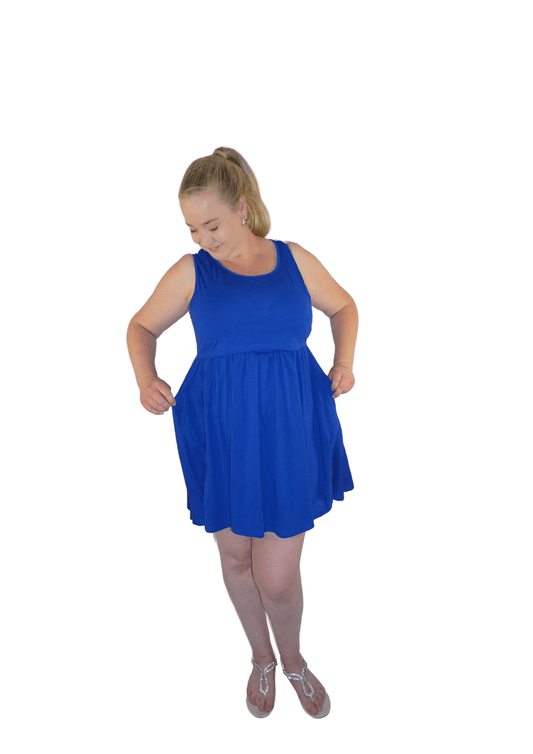 Jasmine - Empire - Royal Blue - Latchwear