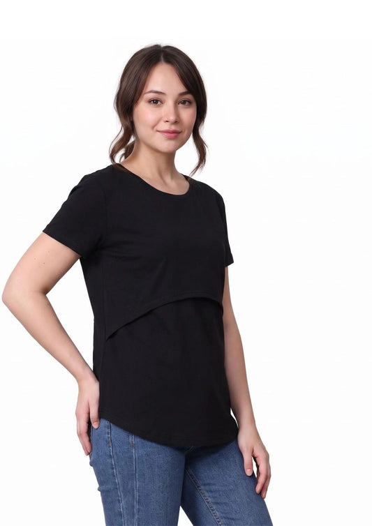 Ruby Lift Tee - Black - Latchwear