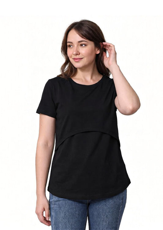Ruby Lift Tee - Black - Latchwear