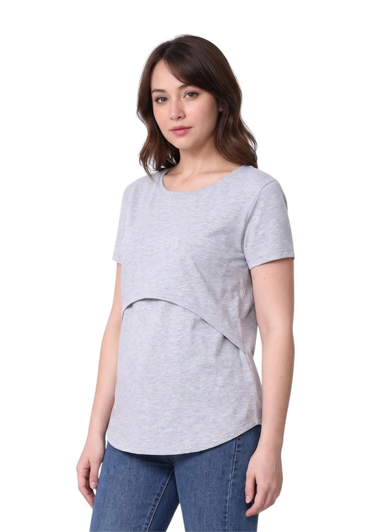 Ruby Lift Tee - Grey - Latchwear