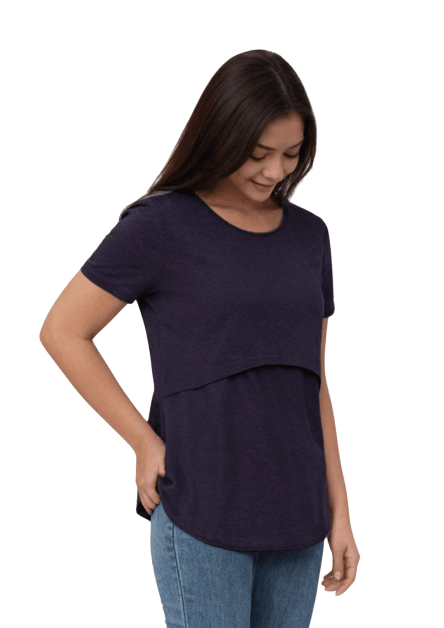 Ruby Lift Tee - Navy - Latchwear