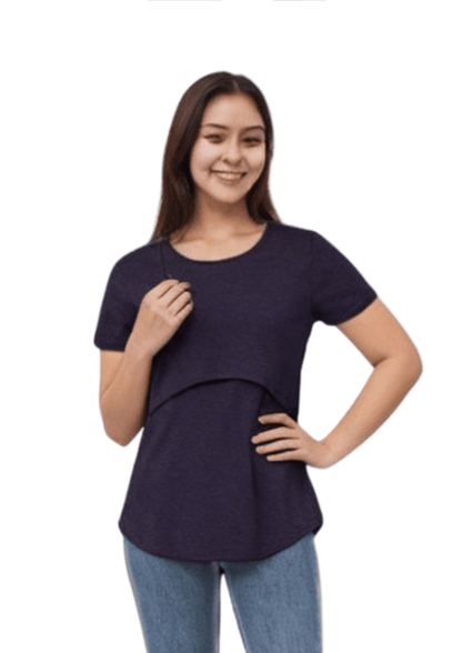 Ruby Lift Tee - Navy - Latchwear