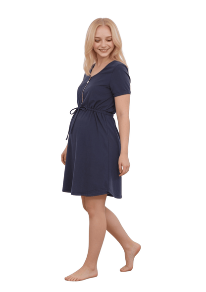 Tess Summer Dress - Navy - Latchwear