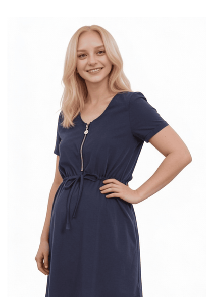 Tess Summer Dress - Navy - Latchwear