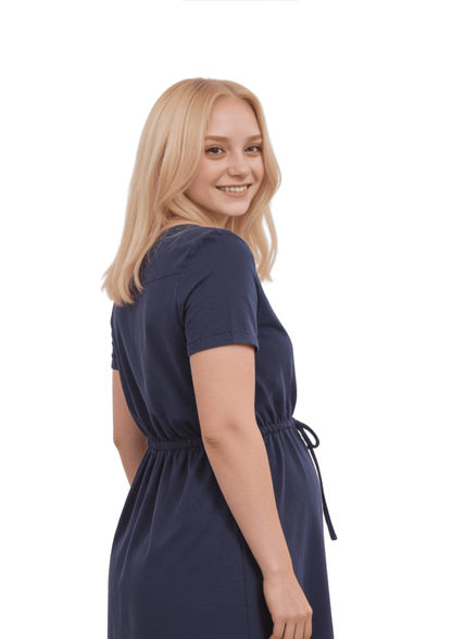 Tess Summer Dress - Navy - Latchwear