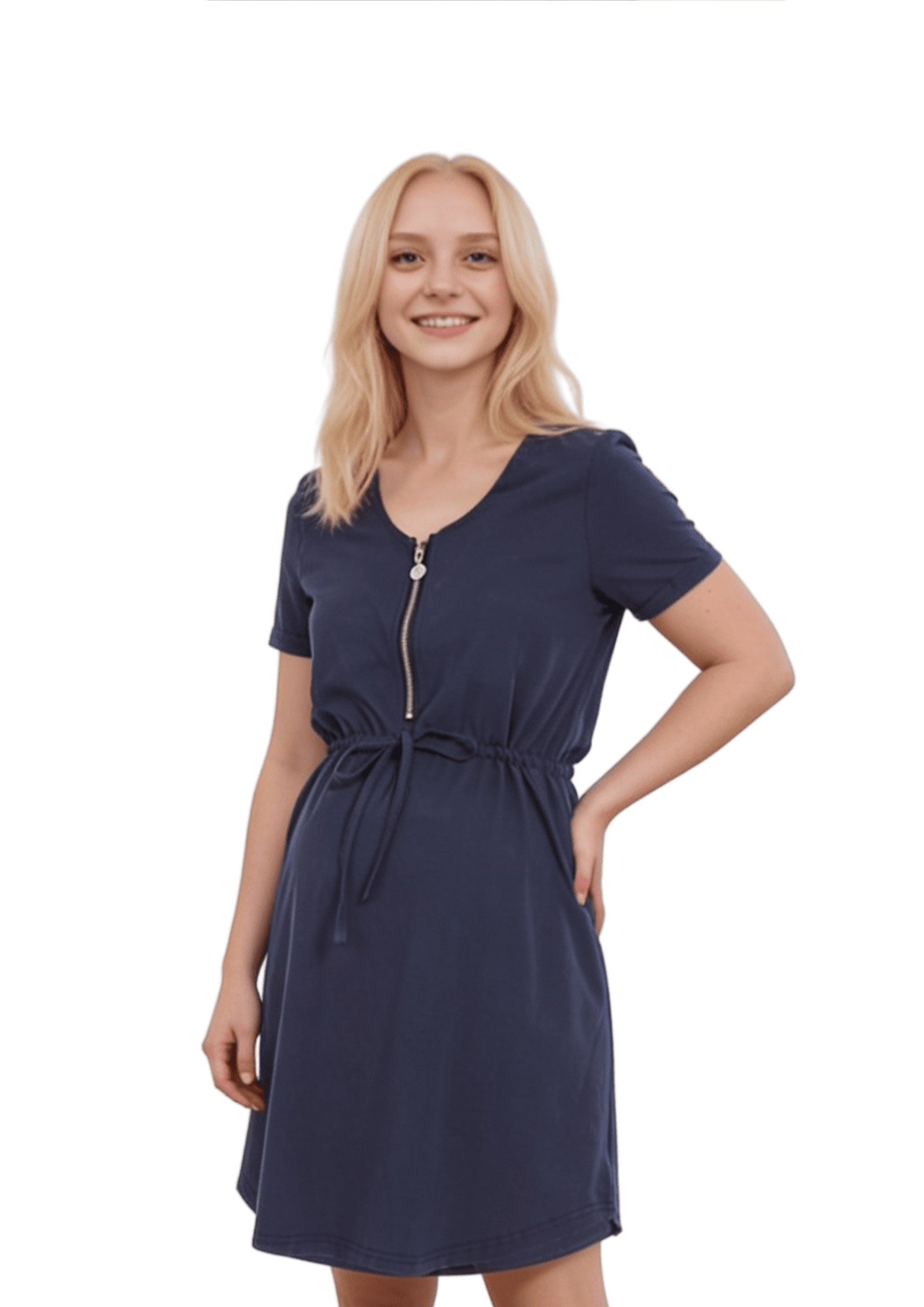 Tess Summer Dress - Navy - Latchwear