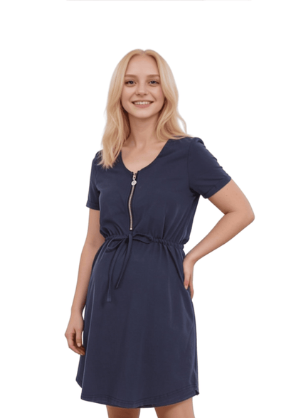 Tess Summer Dress - Navy - Latchwear