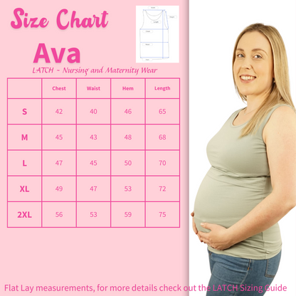 Ava Basic Singlet - Sage