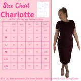 Charlotte Fitted Midi Dress - Wine