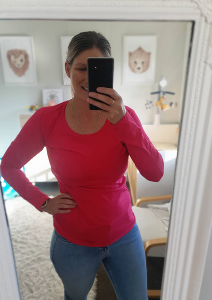 Ella Top - Pink - SMALL