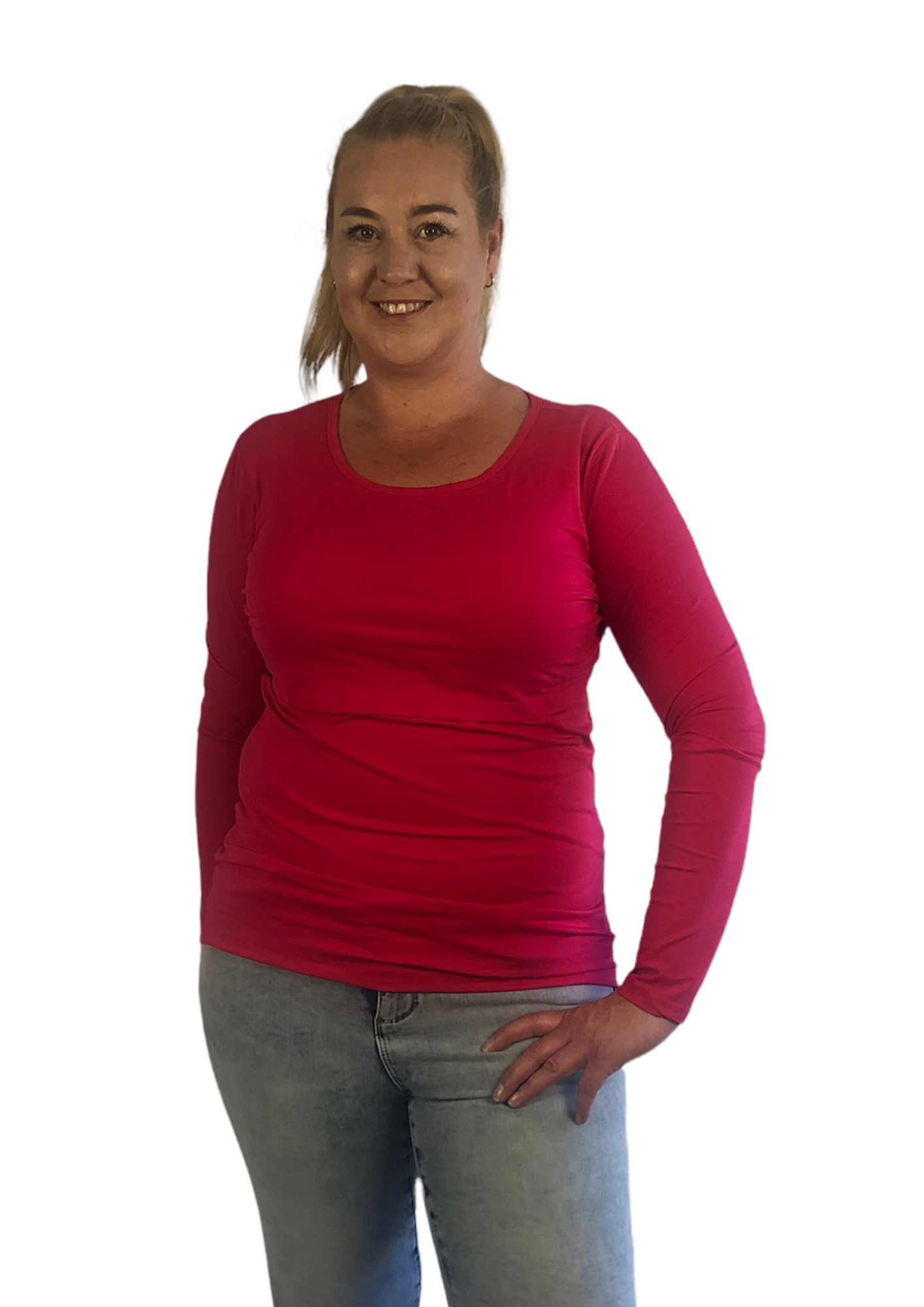 Ella Top - Pink - SMALL