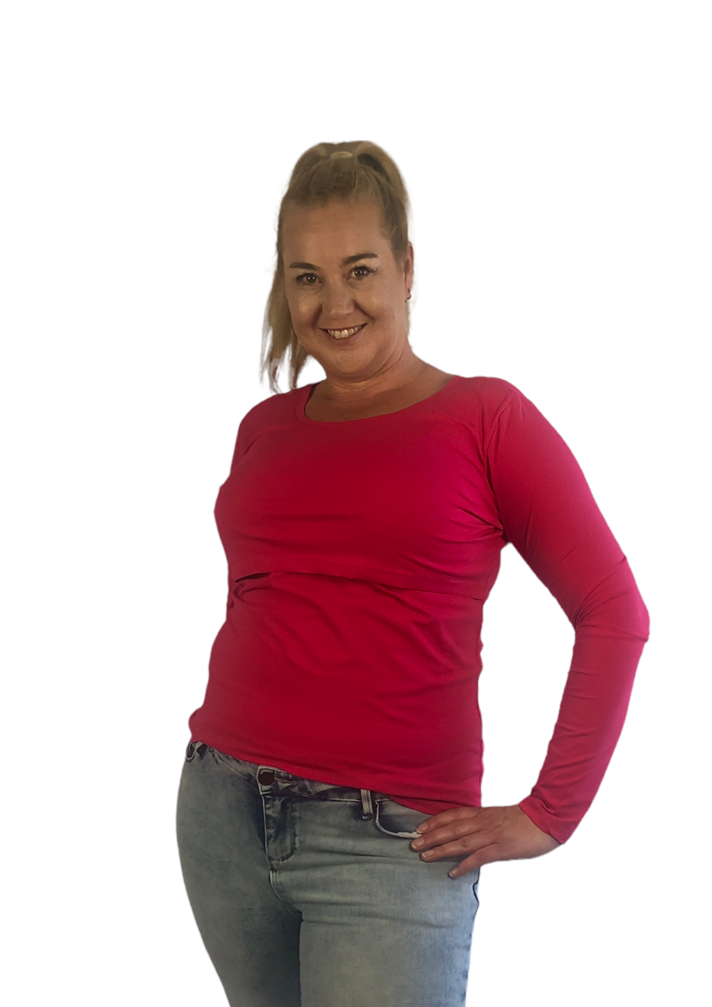 Ella Top - Pink - SMALL