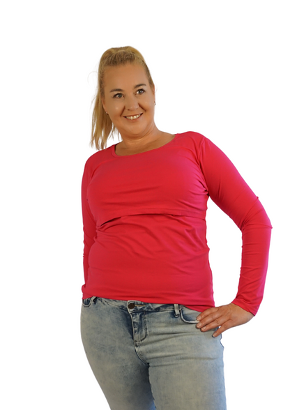Ella Top - Pink - SMALL