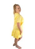 Ellie Box Tiered Summer Dress - Sunshine Yellow