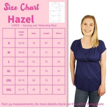 Hazel Flutter Top - Black